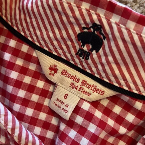 Brooks brothers plaid blouse 6 - Picture 6 of 6